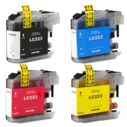 lc223 Brother 4  cartouches pleines compatibles