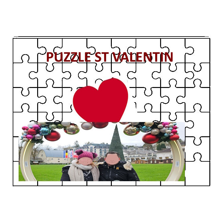 St Valentin: Puzzle 48 pièces