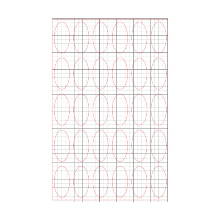 14 feuilles azyme prédécoupé 23x47mm
