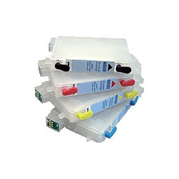 T061: 4 cartouches d'encre vides rechargeables avec puce auto-reset 